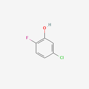 Chemical structure of 5-Chloro-2-fluorophenol