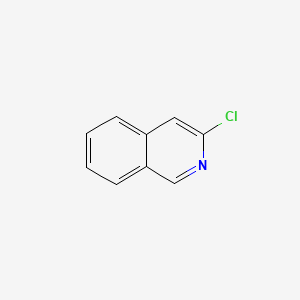 Chemical structure of 3-Chloroisoquinoline