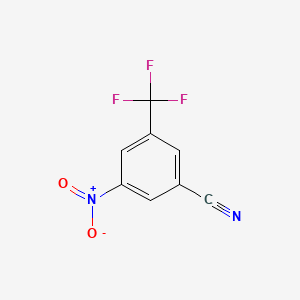 Chemical structure of 3-Cyano-5-nitrobenzotrifluoride