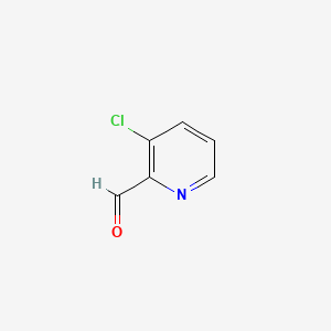 Chemical structure of 3-Chloro-2-formylpyridine