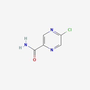 Chemical structure of 5-Chloropyrazinamide