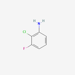 Chemical structure of 2-Chloro-3-fluoroaniline