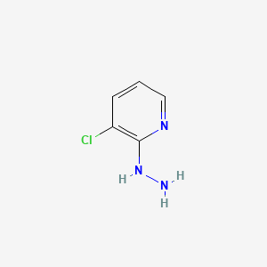 Chemical structure of 3-Chloro-2-hydrazinylpyridine