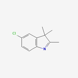 Chemical structure of 5-Chloro-2,3,3-trimethyl-3H-indole