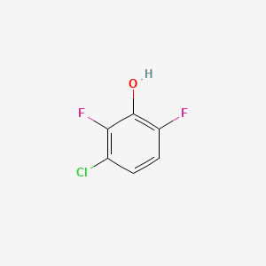 Chemical structure of 3-Chloro-2,6-difluorophenol