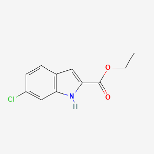 Chemical structure of 6-Chloroindole-2-carboxylic acid ethyl ester