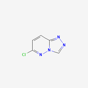 Chemical structure of 6-Chloro-1,2,4-triazolo[4,3-b]pyridazine