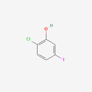 Chemical structure of 2-Chloro-5-iodophenol