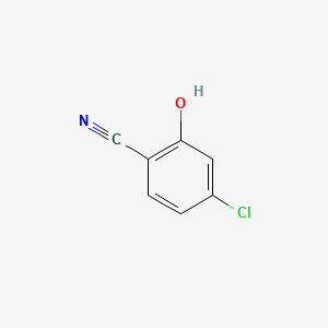 Chemical structure of 4-Chloro-2-hydroxybenzonitrile