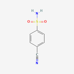 Chemical structure of 4-Cyanobenzenesulfonamide