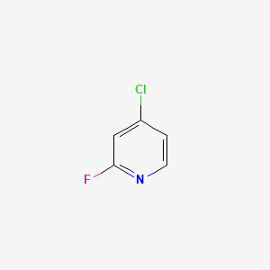 Chemical structure of 4-Chloro-2-fluoropyridine