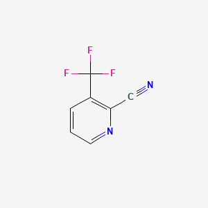 Chemical structure of 2-Cyano-3-Trifluoromethylpyridine