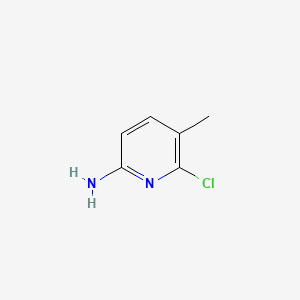 Chemical structure of 6-Chloro-5-methylpyridin-2-amine