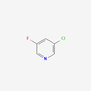 Chemical structure of 3-Chloro-5-fluoropyridine