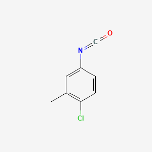 Chemical structure of 4-Chloro-3-methylphenyl isocyanate