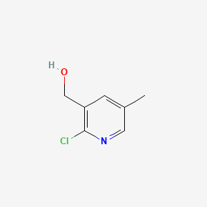 Chemical structure of (2-Chloro-5-methylpyridin-3-yl)methanol