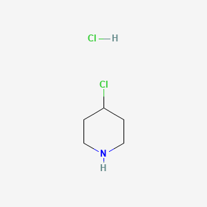 Chemical structure of 4-Chloropiperidine hydrochloride