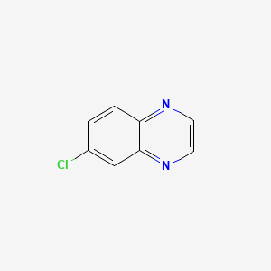Chemical structure of 6-Chloroquinoxaline