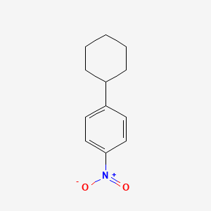 Chemical structure of 4-Cyclohexyl-1-nitrobenzene