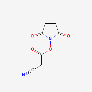 Chemical structure of Cyanoacetic acid-osu