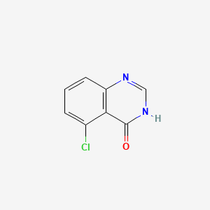 Chemical structure of 5-Chloro-3H-quinazolin-4-one