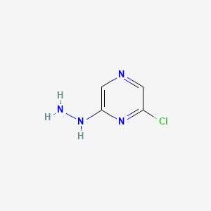 Chemical structure of 2-Chloro-6-hydrazinylpyrazine