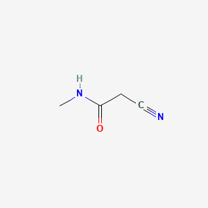 Chemical structure of 2-Cyano-n-methylacetamide