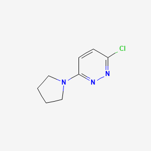 Chemical structure of 3-Chloro-6-(1-pyrrolidinyl)pyridazine