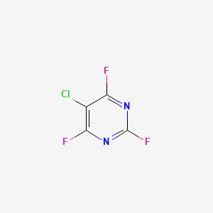Chemical structure of 5-Chloro-2,4,6-trifluoropyrimidine