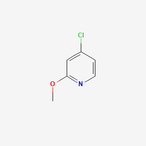 Chemical structure of 4-Chloro-2-methoxypyridine