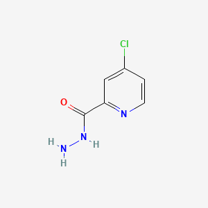 Chemical structure of 4-Chloro-pyridine-2-carboxylic acid hydrazide