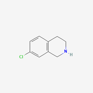 Chemical structure of 7-Chloro-1,2,3,4-tetrahydroisoquinoline
