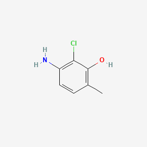 Chemical structure of 5-Amino-6-Chloro-o-Cresol