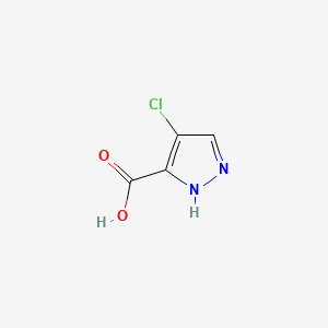 Chemical structure of 4-Chloro-1h-pyrazole-3-carboxylic acid