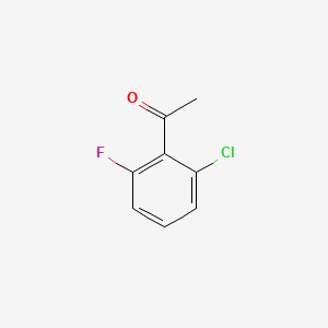 Chemical structure of 2'-Chloro-6'-fluoroacetophenone