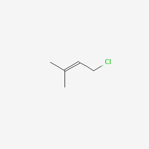 Chemical structure of 1-Chloro-3-methyl-2-butene