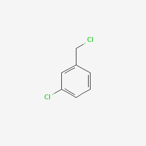 Chemical structure of 3-Chlorobenzyl chloride