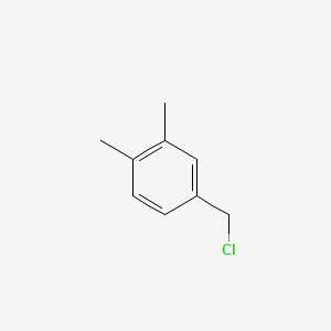 Chemical structure of 4-(Chloromethyl)-1,2-dimethylbenzene
