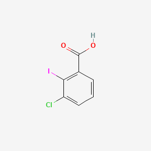 Chemical structure of 3-Chloro-2-iodobenzoic acid