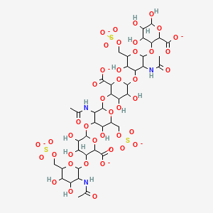 Chemical structure of Chondroitin sulfate C sodium salt