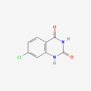 Chemical structure of 7-Chloroquinazoline-2,4(1H,3H)-dione