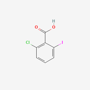 Chemical structure of 2-Chloro-6-iodobenzoic acid