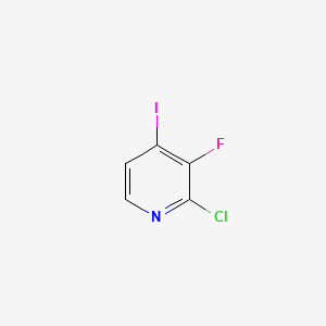 Chemical structure of 2-Chloro-3-fluoro-4-iodopyridine