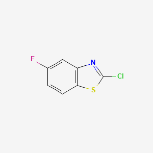 Chemical structure of 2-CHLORO-5-FLUOROBENZOTHIAZOLE