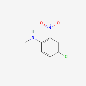 Chemical structure of 4-Chloro-N-methyl-2-nitroaniline
