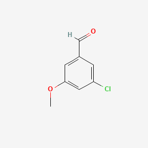 Chemical structure of 3-Chloro-5-methoxybenzaldehyde