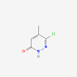 Chemical structure of 6-Chloro-5-methylpyridazin-3(2H)-one