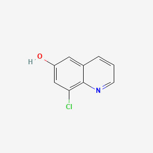 Chemical structure of 8-Chloroquinolin-6-ol