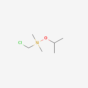 Chemical structure of (Chloromethyl)-isopropoxy-dimethylsilane