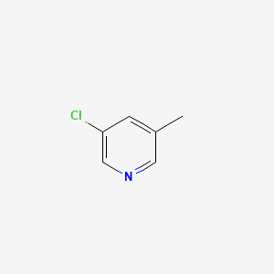 Chemical structure of 3-Chloro-5-methylpyridine